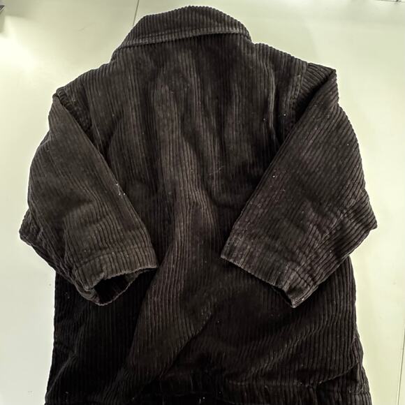 Vintage 2002 Gymboree Black Corduroy Jacket Coat Hooded Toddler Boy 2t  Holiday - Picture 4 of 5